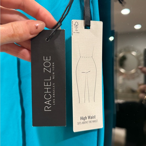 Rachel Zoe Vibrant Blue High Waist Pants - Picture 2 of 5